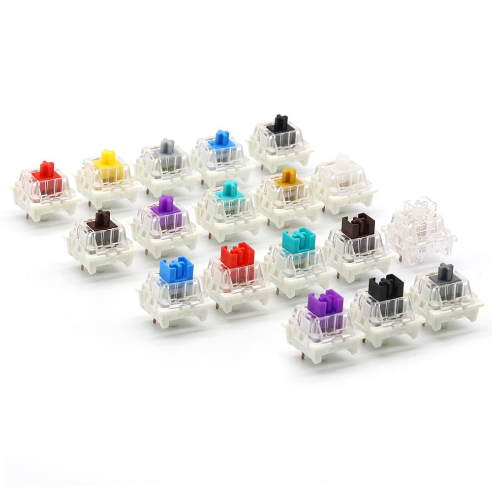 New arrivals Outemu 3 Pin Mechanical Keyboard Gaming Switch Tester SMD MX Compatible Black Red Linear Tactile Silent Switch