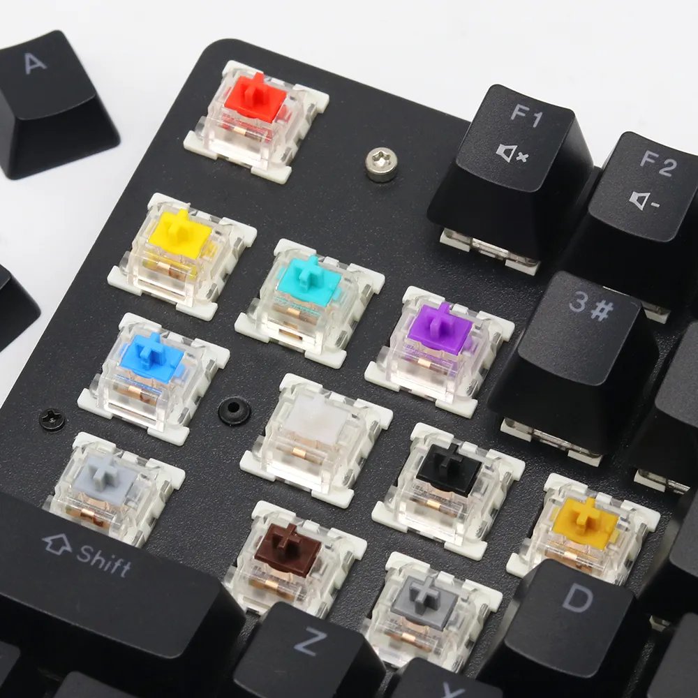 New arrivals Outemu 3 Pin Mechanical Keyboard Gaming Switch Tester SMD MX Compatible Black Red Linear Tactile Silent Switch