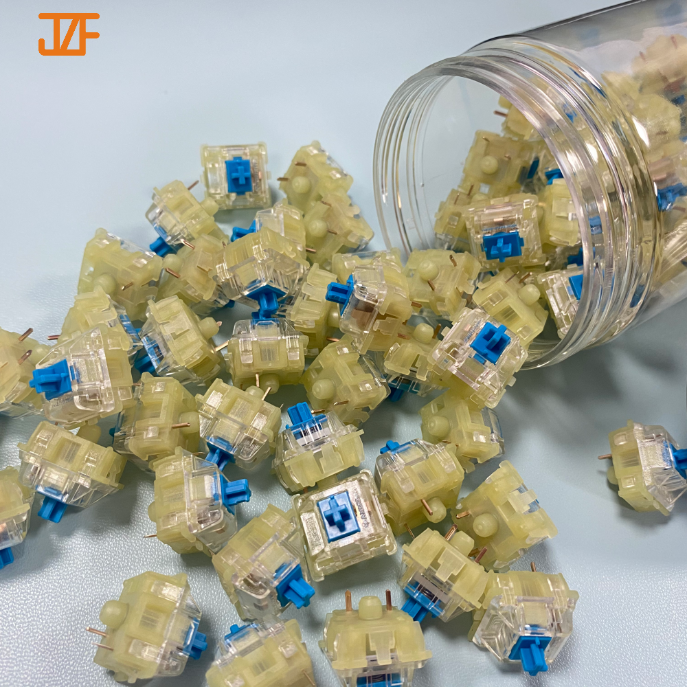 Custom 100Pieces Blue Switches Cherry MX Stem 3 Pin Switches For Gaming Keyboards Test Key Hot Swap
