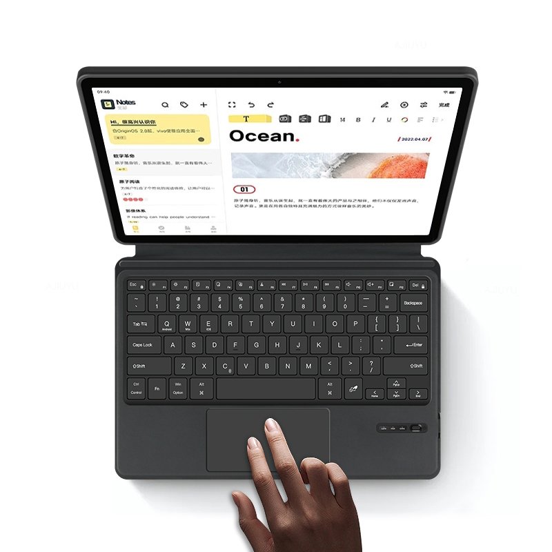 Ultra Flip Stand tablet case with keyboard for Samsung Galaxy Tab S7 12.4 inch universal keyboard cover