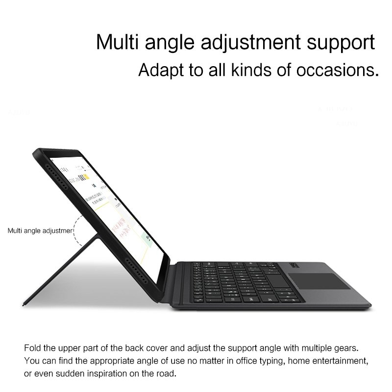 Ultra Flip Stand tablet case with keyboard for Samsung Galaxy Tab S7 12.4 inch universal keyboard cover