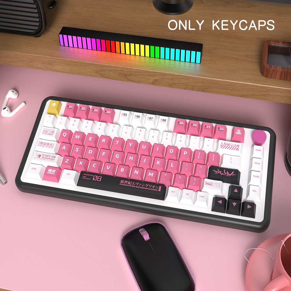 Russian/Spanish/Germany/French/Japanese/Portuguese UK layout Keycaps Cherry profile PBT Dye Sub keycap for mechanical keyboards