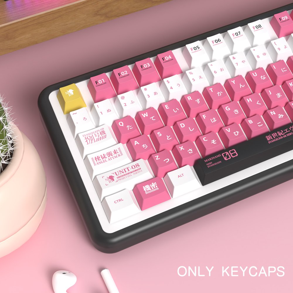 Russian/Spanish/Germany/French/Japanese/Portuguese UK layout Keycaps Cherry profile PBT Dye Sub keycap for mechanical keyboards