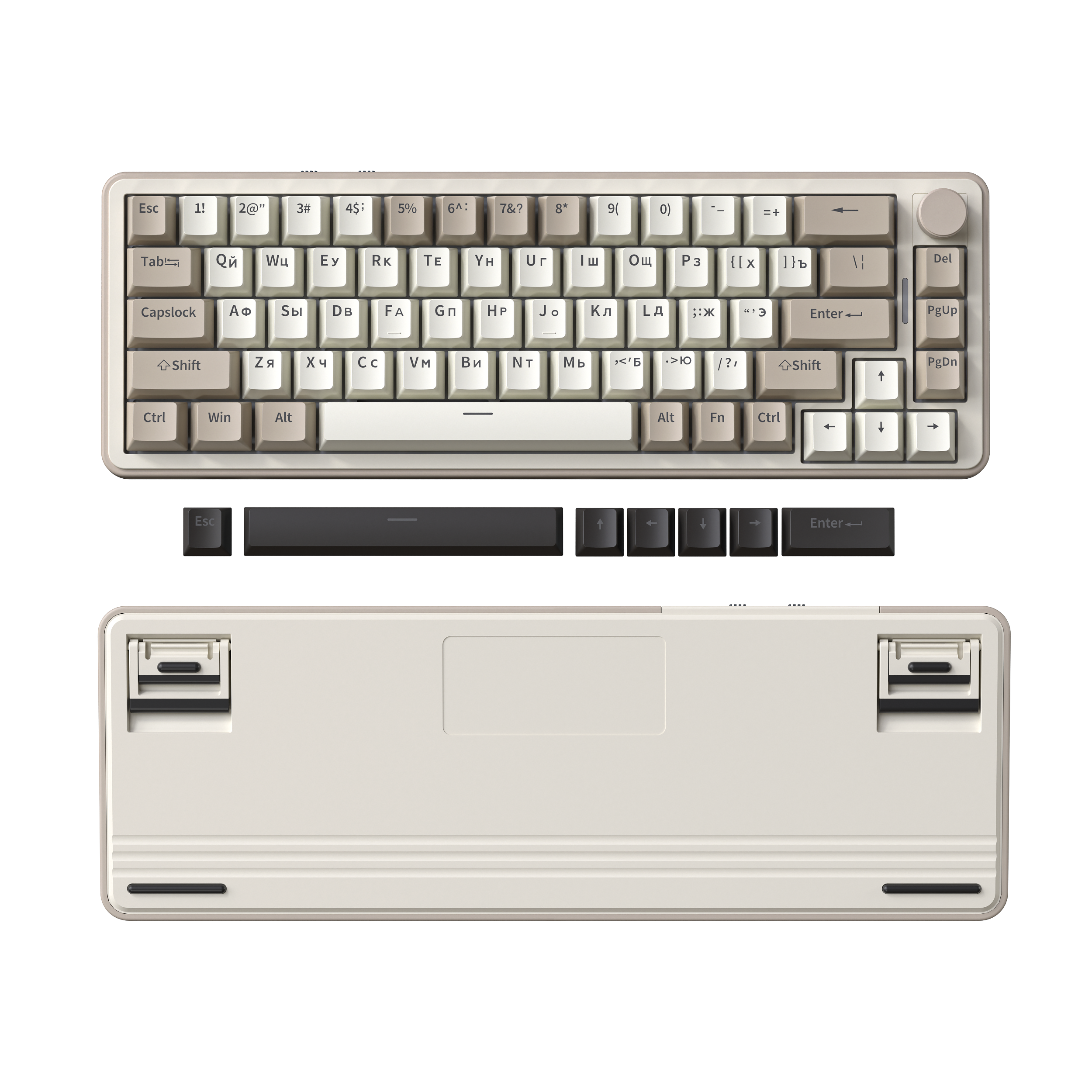 G68 Gasket hot swap Programmable Keyboard For Office Mini Gaming Mechanical Keyboard 60 Percent Wireless Mechanical Keyboard