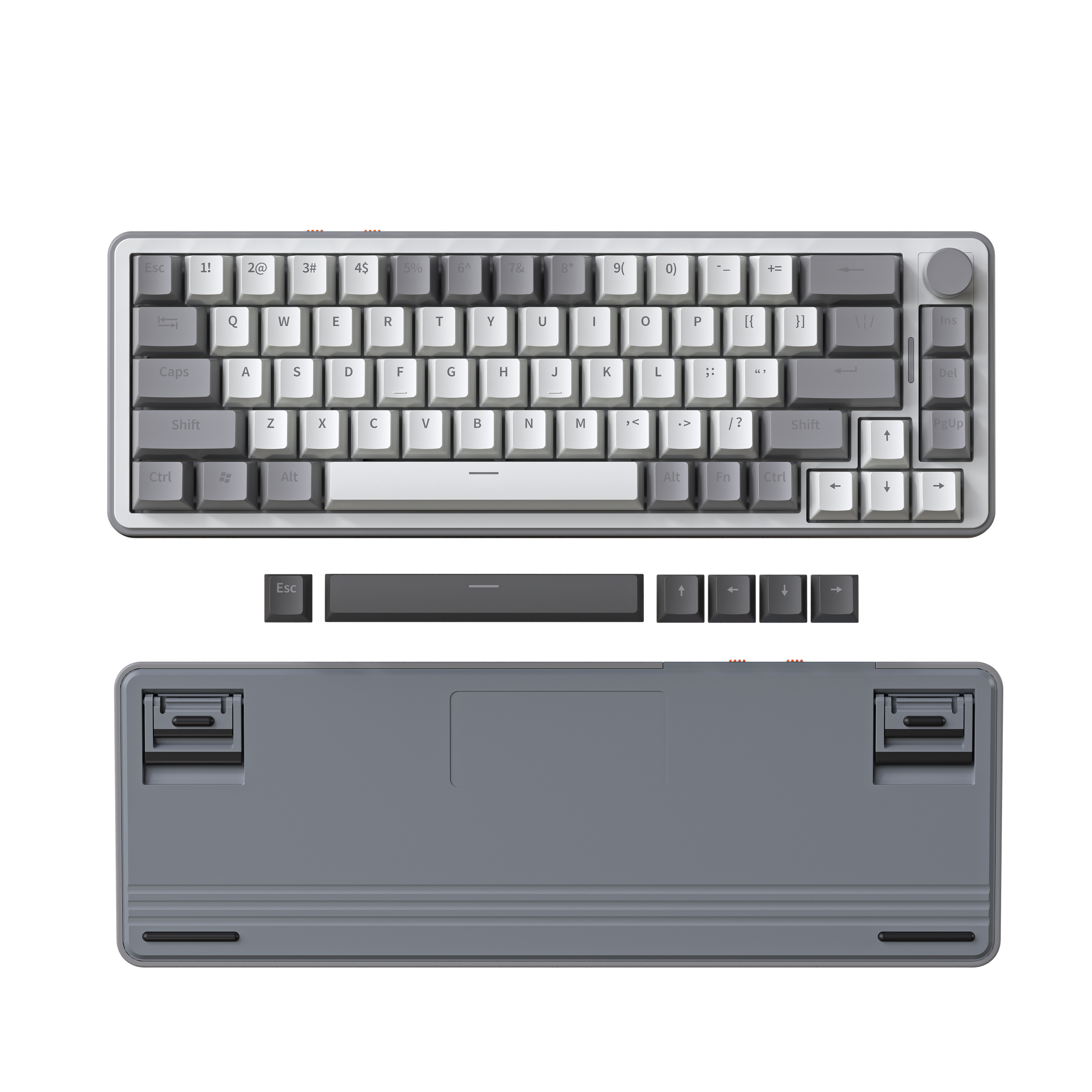 G68 Gasket hot swap Programmable Keyboard For Office Mini Gaming Mechanical Keyboard 60 Percent Wireless Mechanical Keyboard