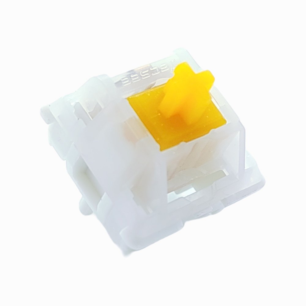 Tecsee Free Samples Mango Ice Keyboard Switch Double Gold Spring 63.5g Hot-Swappable Replacement Game Keyboard Mechanical Switch