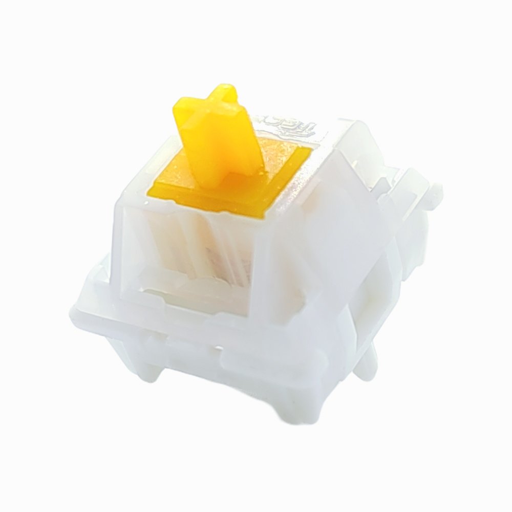 Tecsee Free Samples Mango Ice Keyboard Switch Double Gold Spring 63.5g Hot-Swappable Replacement Game Keyboard Mechanical Switch