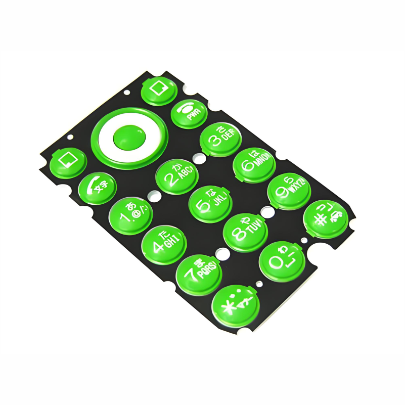 High-durability Silicone Button laser-etched Silicone Button keypad With Embossed Buttons high-quality Keymat