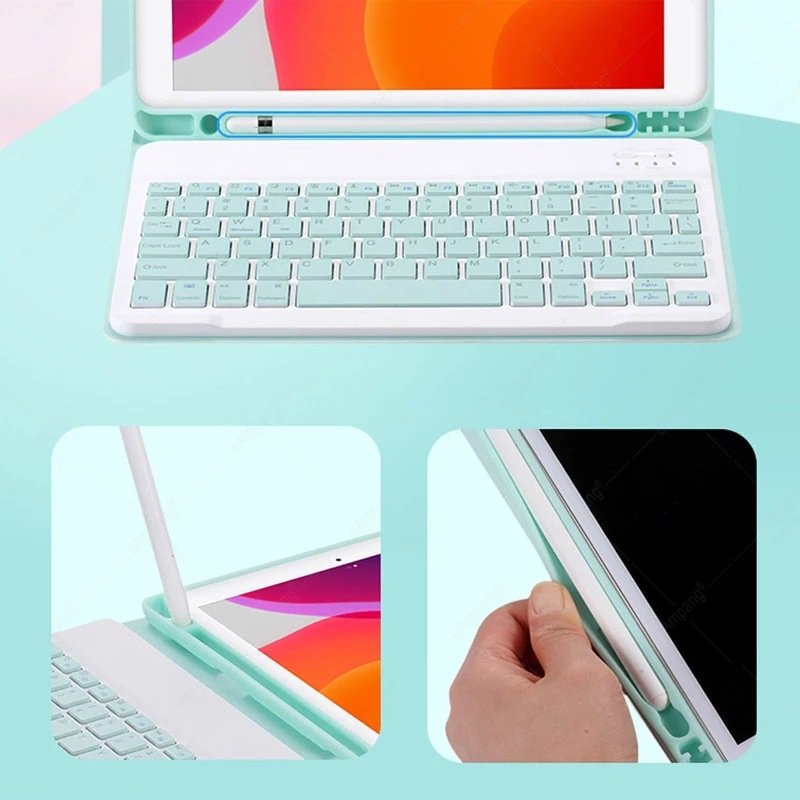 Portable Wireless Mini Teclado BT Keyboard Case for iPad 9.7\" Air 2/1 Inch Apple Magic Touch Pad Specific Features & Benefits