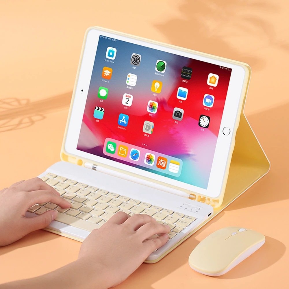 Portable Wireless Mini Teclado BT Keyboard Case for iPad 9.7\" Air 2/1 Inch Apple Magic Touch Pad Specific Features & Benefits