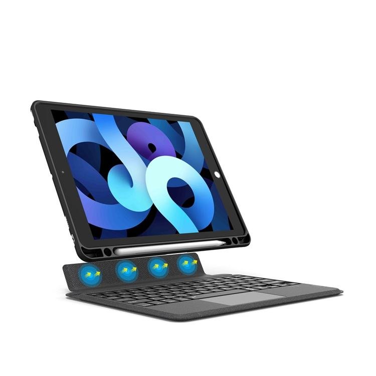 Keysco Wireless keyboard 11 inch Android tablet keyboard case for iPad Pro 11 & Air 10.9 protective cover with pen slot