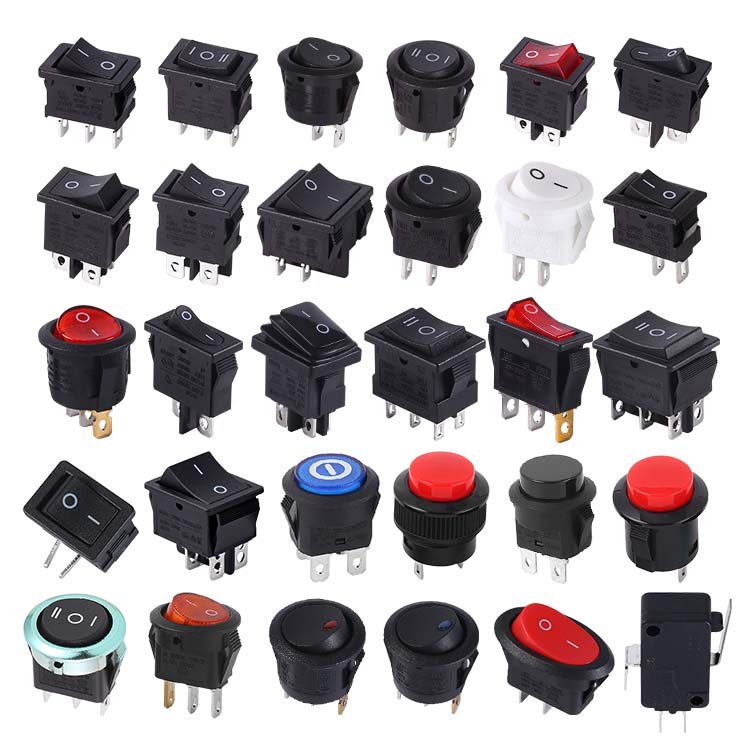 Manufacturer Supply Switch Rocker 16A 250V Ac Boat Switch 4Pin On Off Rocker Switch