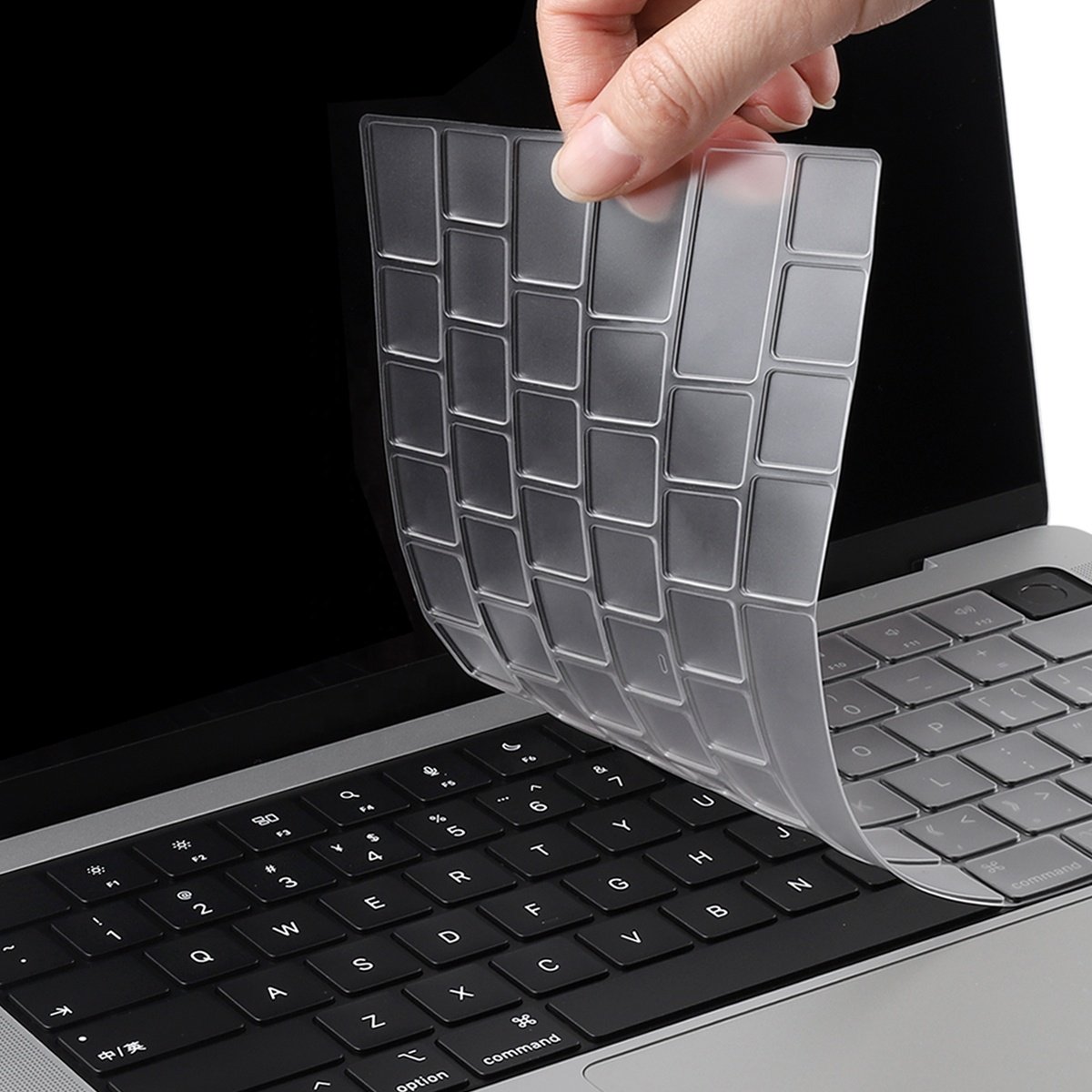 Us version Waterproof transparent TPU laptop keyboard protector covers for Macbook pro 14 A2442