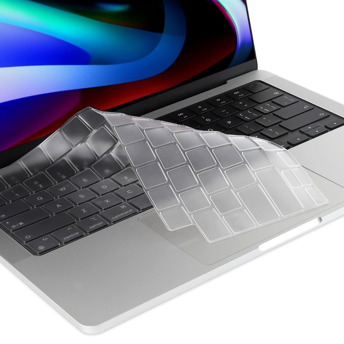 Us version Waterproof transparent TPU laptop keyboard protector covers for Macbook pro 14 A2442
