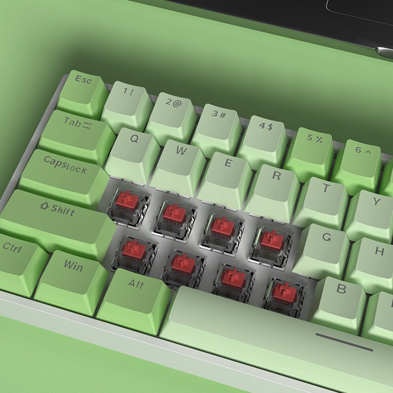 Custom 60 Percent Laptop Wireless Computer Keyboard Optical Switch Rgb Light Rechargeable Wireless Gaming Mechanical Keyboard