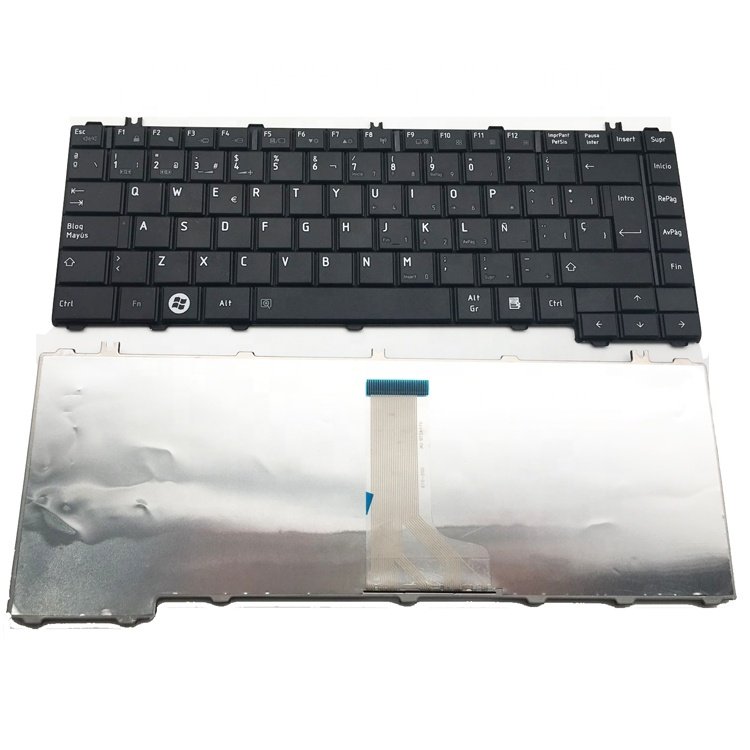 HK-HHT laptop internal keyboard for Toshiba C645 SP keyboard with backlight laptop with arabic english keyboard
