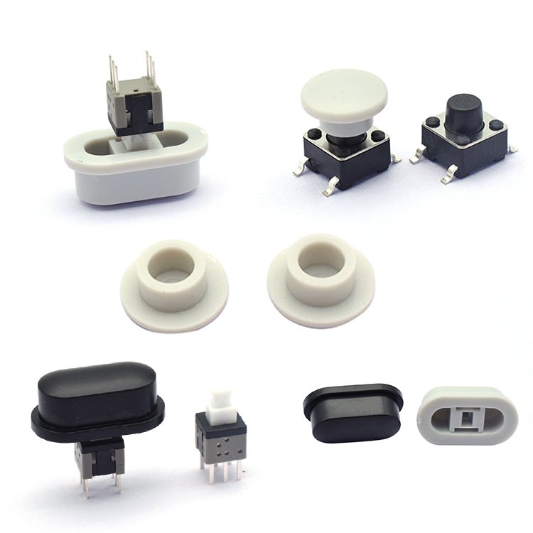Series Tactile Tact switch Key Hat With Waterproof Push Button Tact switch Custom Button Cover