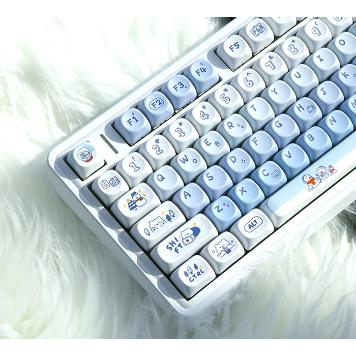 ZUOYA Profile Personality Keycaps for Mechanical Keyboard Gaming PBT for MX Switches Keycap Custom GMK67 87