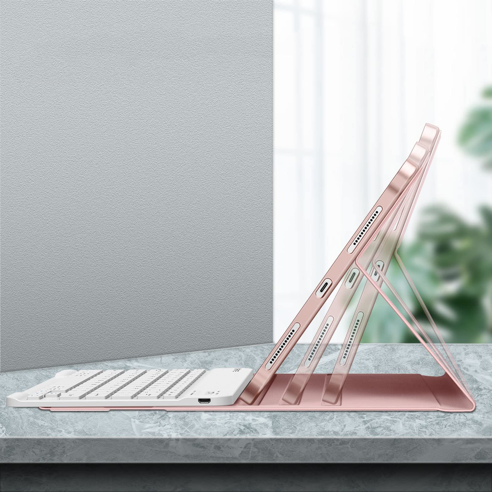 2023 AMZ Hot Products 10.2 Inch Tablet With Pencil Holder Wireless Keyboard Case For Ipad 2022 10th Gen Keyboard Cover