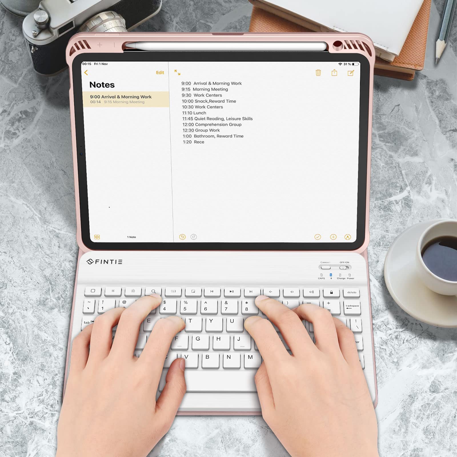 2023 AMZ Hot Products 10.2 Inch Tablet With Pencil Holder Wireless Keyboard Case For Ipad 2022 10th Gen Keyboard Cover