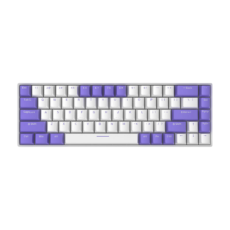 Custom Mini68 RGB Game Keyboard Three-Mode Wireless Hot Plug Switch Mechanical Keyboard for Gaming