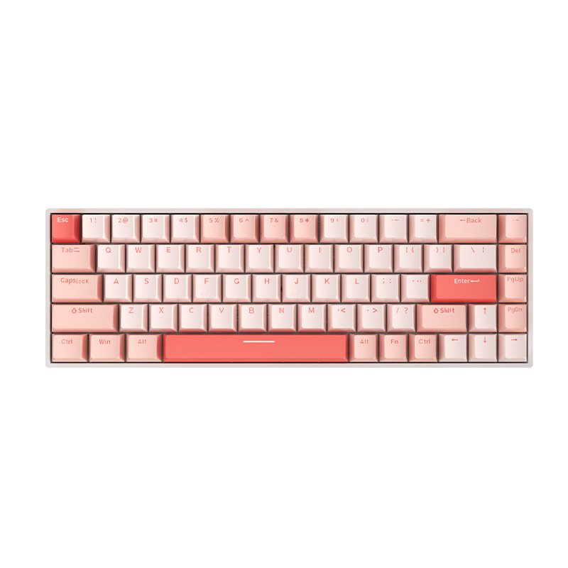Custom Mini68 RGB Game Keyboard Three-Mode Wireless Hot Plug Switch Mechanical Keyboard for Gaming