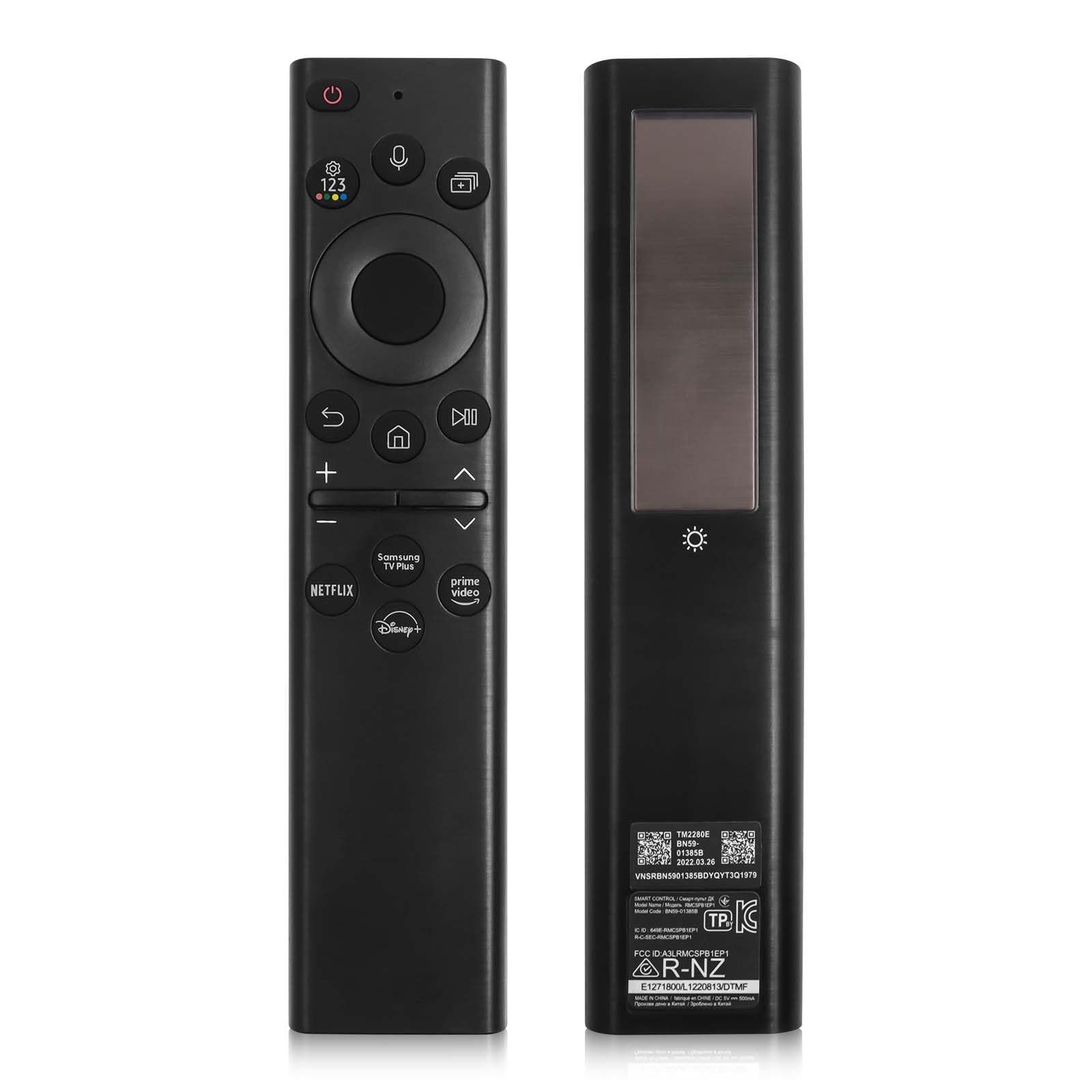 BN59-01385A Voice Replacement Remote Control for Smart Tvs Rechargeable Solar Cell and USB Type-C