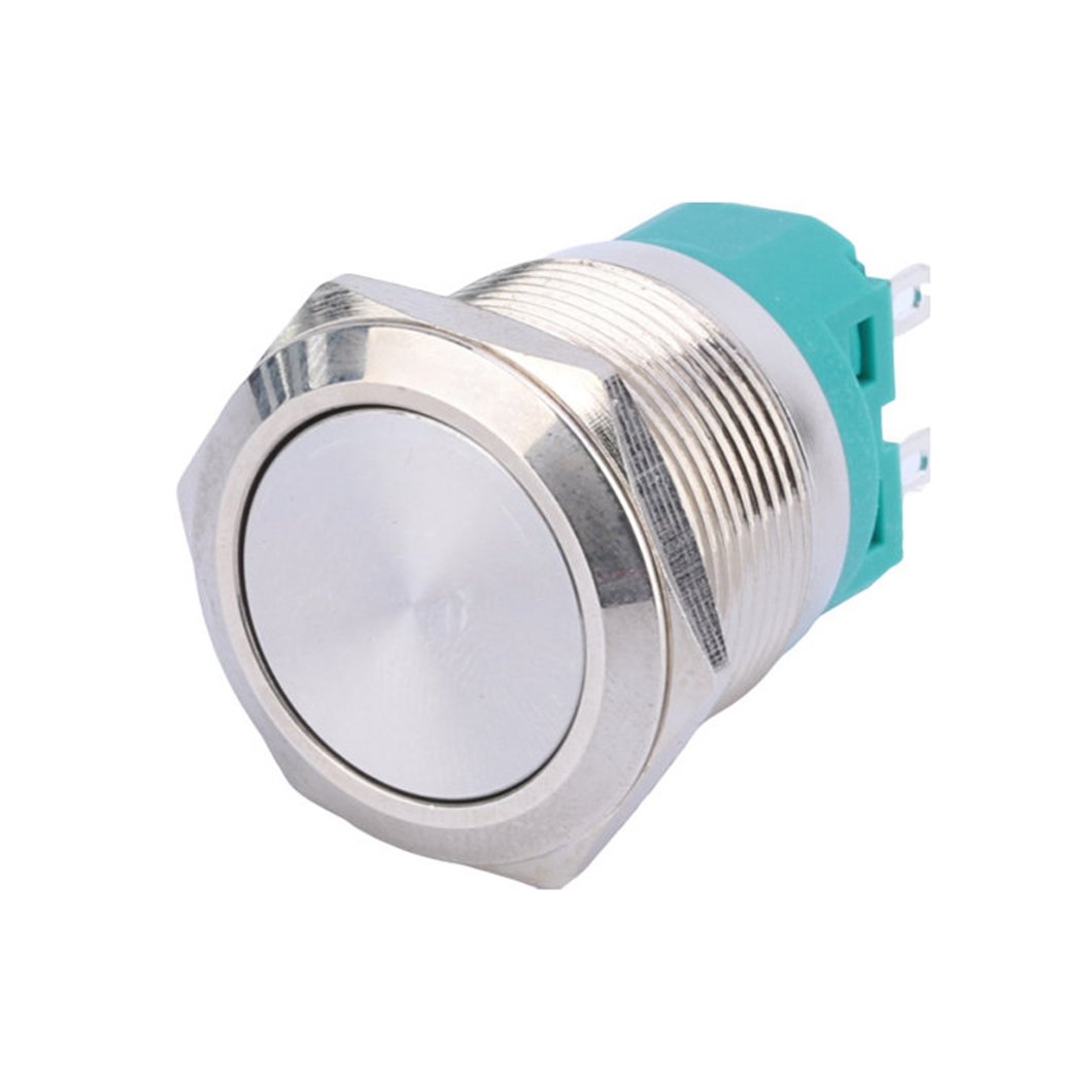 Push Button Switch 22 mm Customization Stainless Steel Momentary Latching Customized Logo Symbol Waterproof IP 67 IK 08