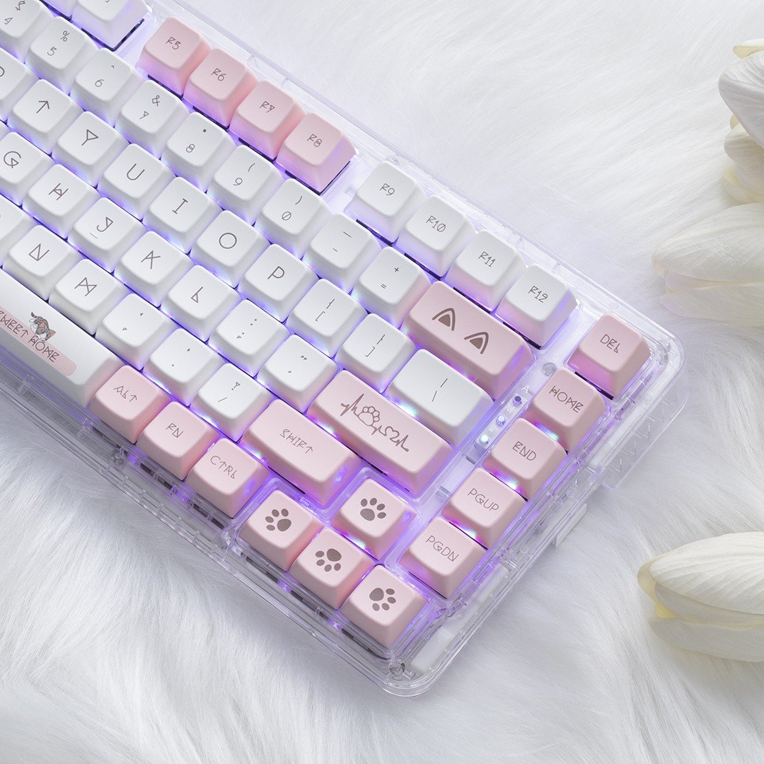 Customizable 135 Keys Pbt Doubleshot PBT 3D Printing Keycaps Mechanical Keyboard Gaming Custom DIY Keycaps