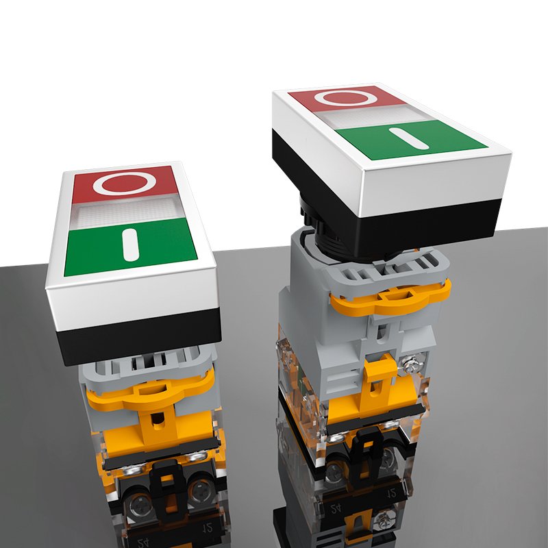 18-22D Series Double Button switch Self-reset Spring Button switch Custom Double Button switch
