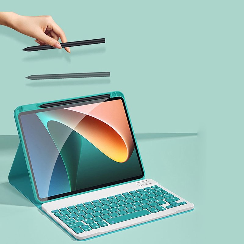 Detachable Magnetic Wireless Keyboard for Xiaomi Mi Pad 5 pro 2021 Backlit Magic Smart Keyboard Cover Case with Pencil Holder