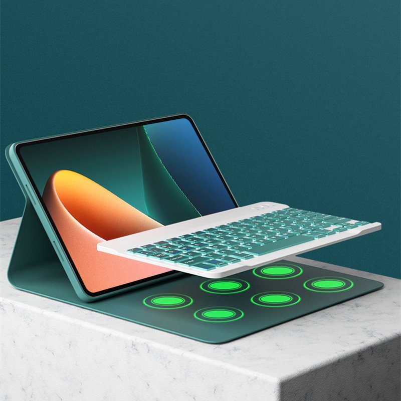 Detachable Magnetic Wireless Keyboard for Xiaomi Mi Pad 5 pro 2021 Backlit Magic Smart Keyboard Cover Case with Pencil Holder