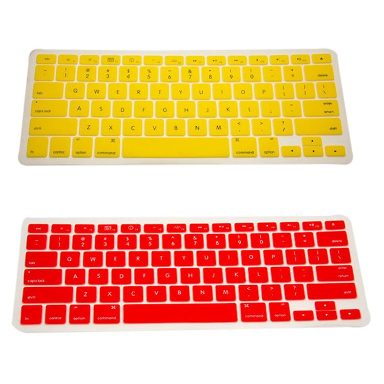 colorful laptop waterproof dustproof silicon keyboard cover, crystal for macbook keyboard cover, keyboard cover