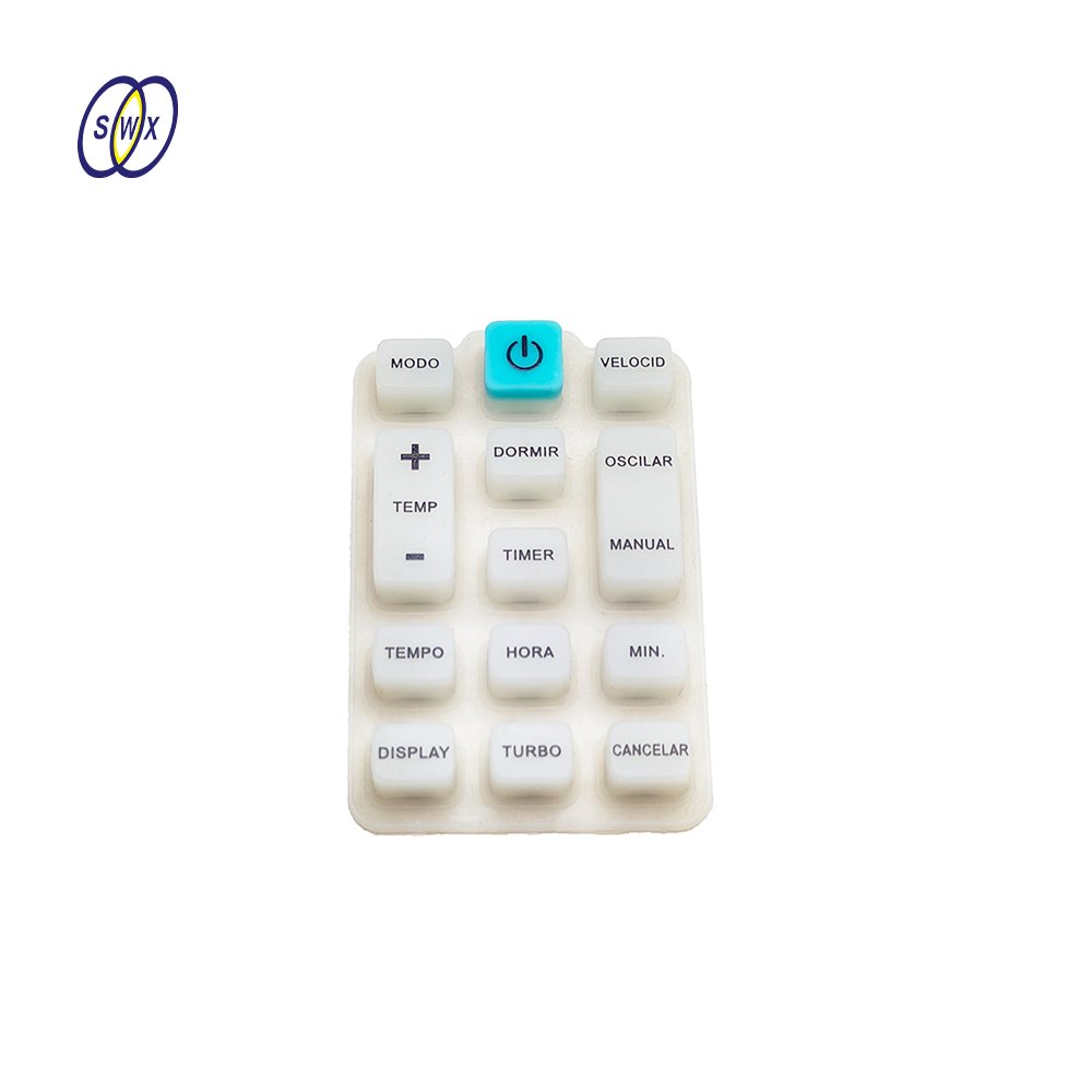 Custom Push Buttons Electronic Keypad Silicone button 4x4 Rubber Keyboard Membrane Switch Keyboard