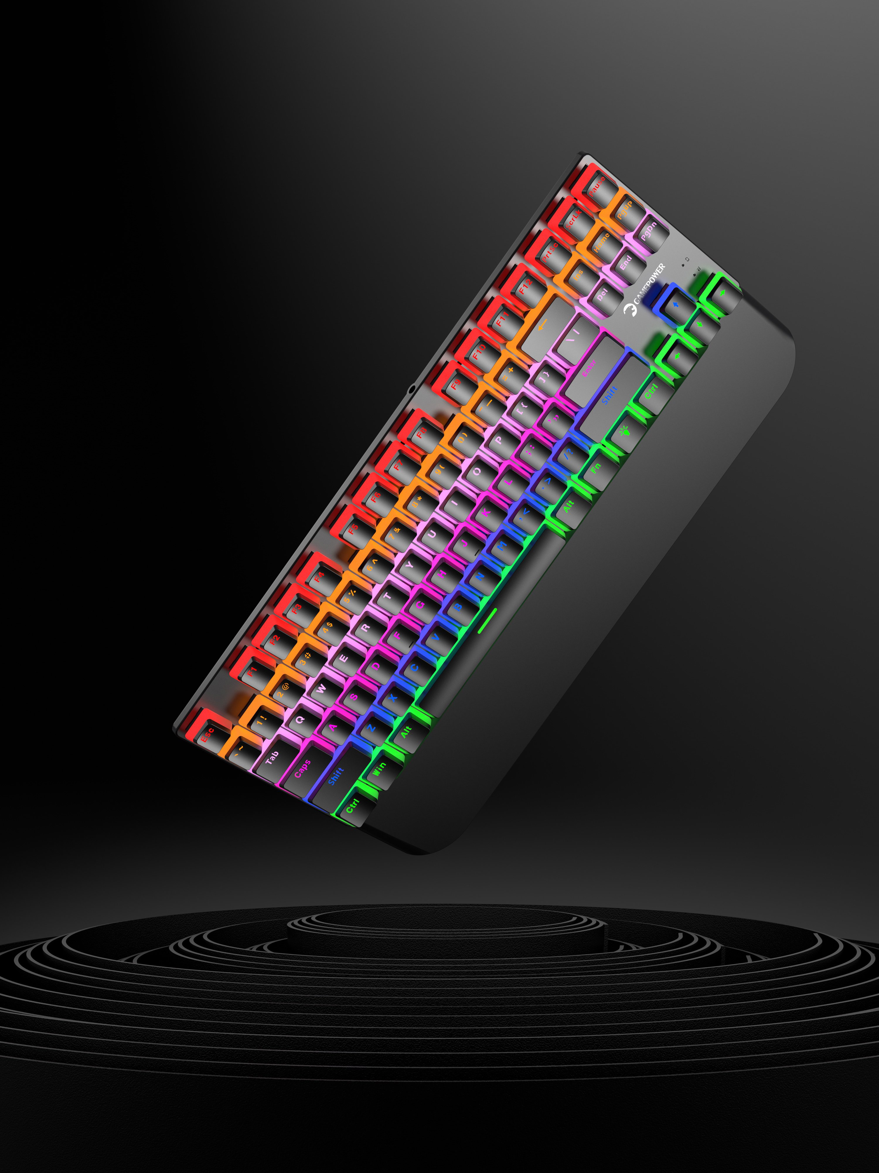 Custom Wired RGB Mechanical Gaming Keyboard Mechanical Keyboard Gaming with Palm Rest