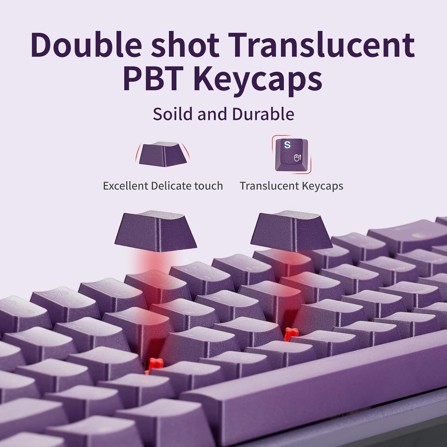 Cheap 68 key RGB backlit ergonomic design usb type C connected keyboard gaming computer mechanical keyboard for laptop