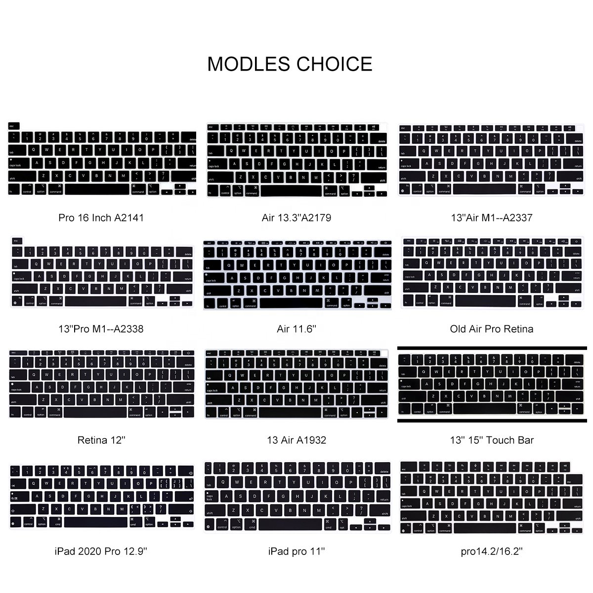 Unique Gift Ideas Durable Serato DJ shortcuts keyboard skin ODM Functional Silicone Keypad Covers For Mac computer and laptop