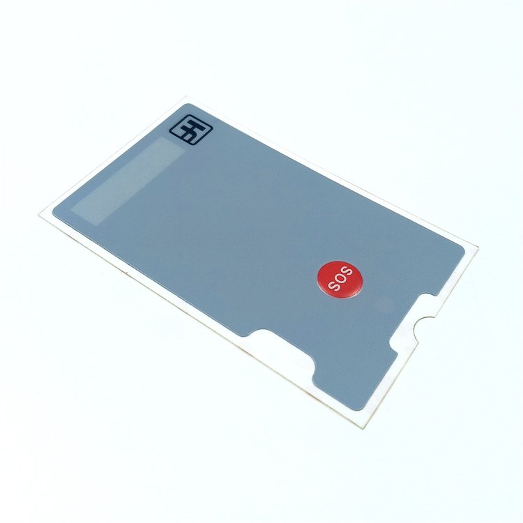 customized embossed membrane switch panel with 3M adhesive