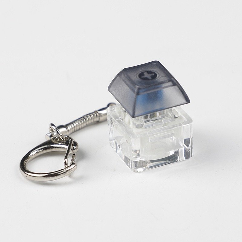 Custom DIY Switches Mechanical Keyboard Tactile Key Keycap Switch Tester Keychain With Light