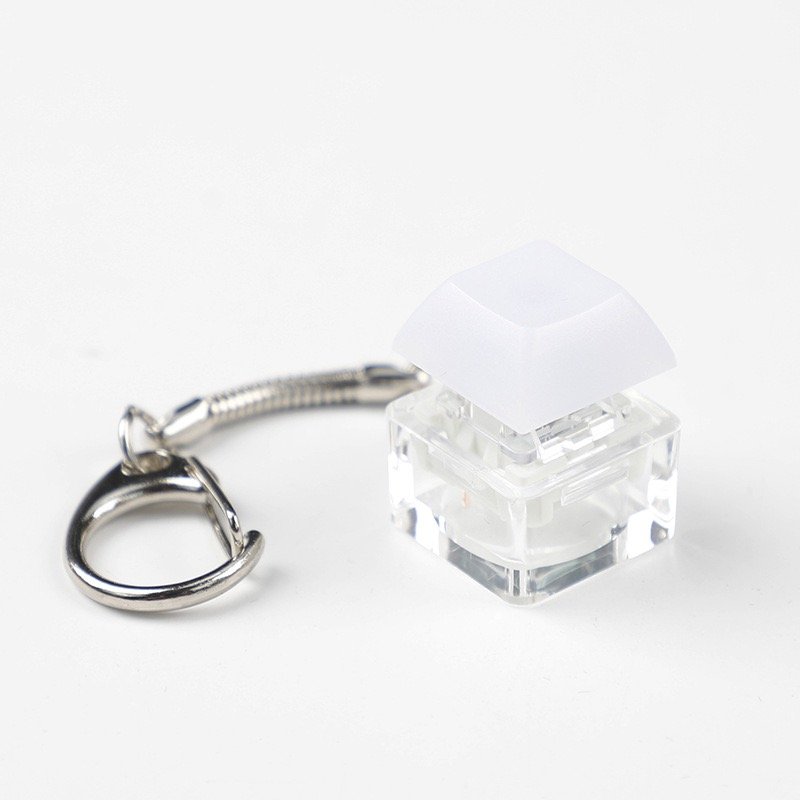 Custom DIY Switches Mechanical Keyboard Tactile Key Keycap Switch Tester Keychain With Light