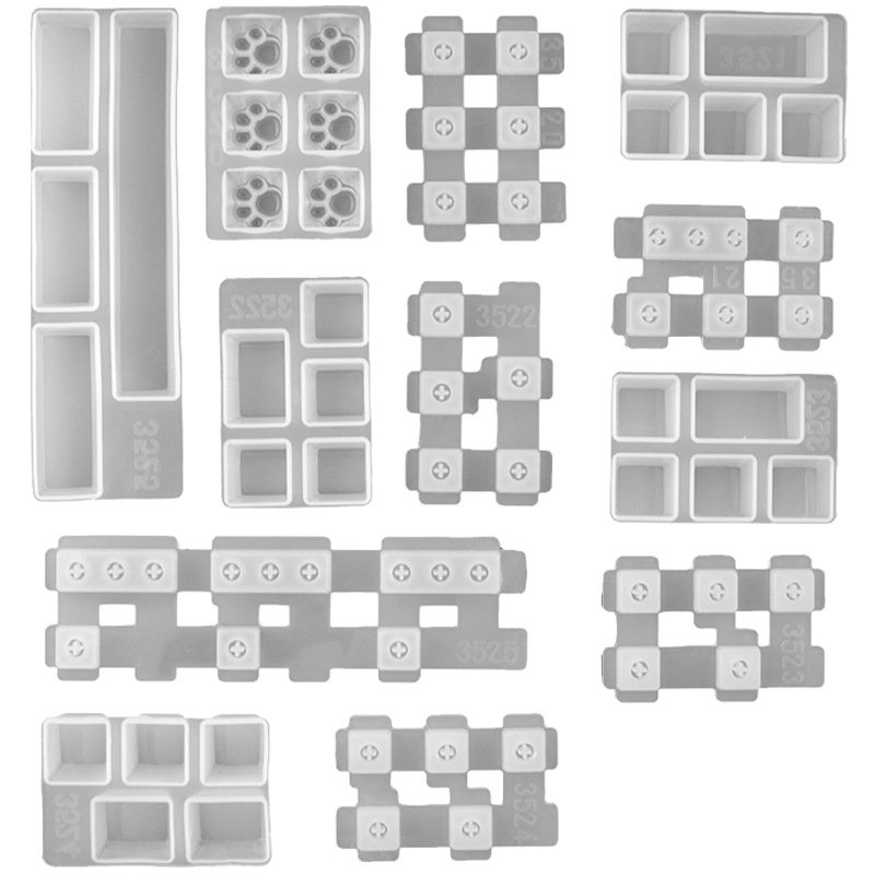 Early Riser Keycap mold DIY resin mechanical keyboard cap key puller hand support personality cat claw silicone mold drip glue