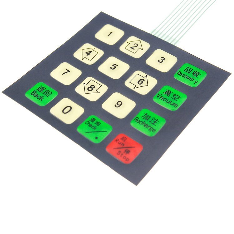 Free Sample Factory 16 Keys Membrane Switch Keypad 4*4 4x4 Matrix Electronic Keyboard