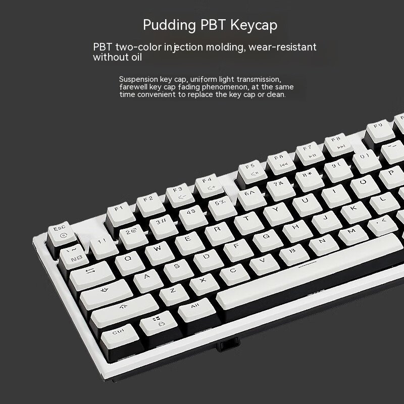 Hexgears X5pro desktop pc clavier gamer bluetooth computer keyboard 2.4g gaiming wireless mechanical keyboard