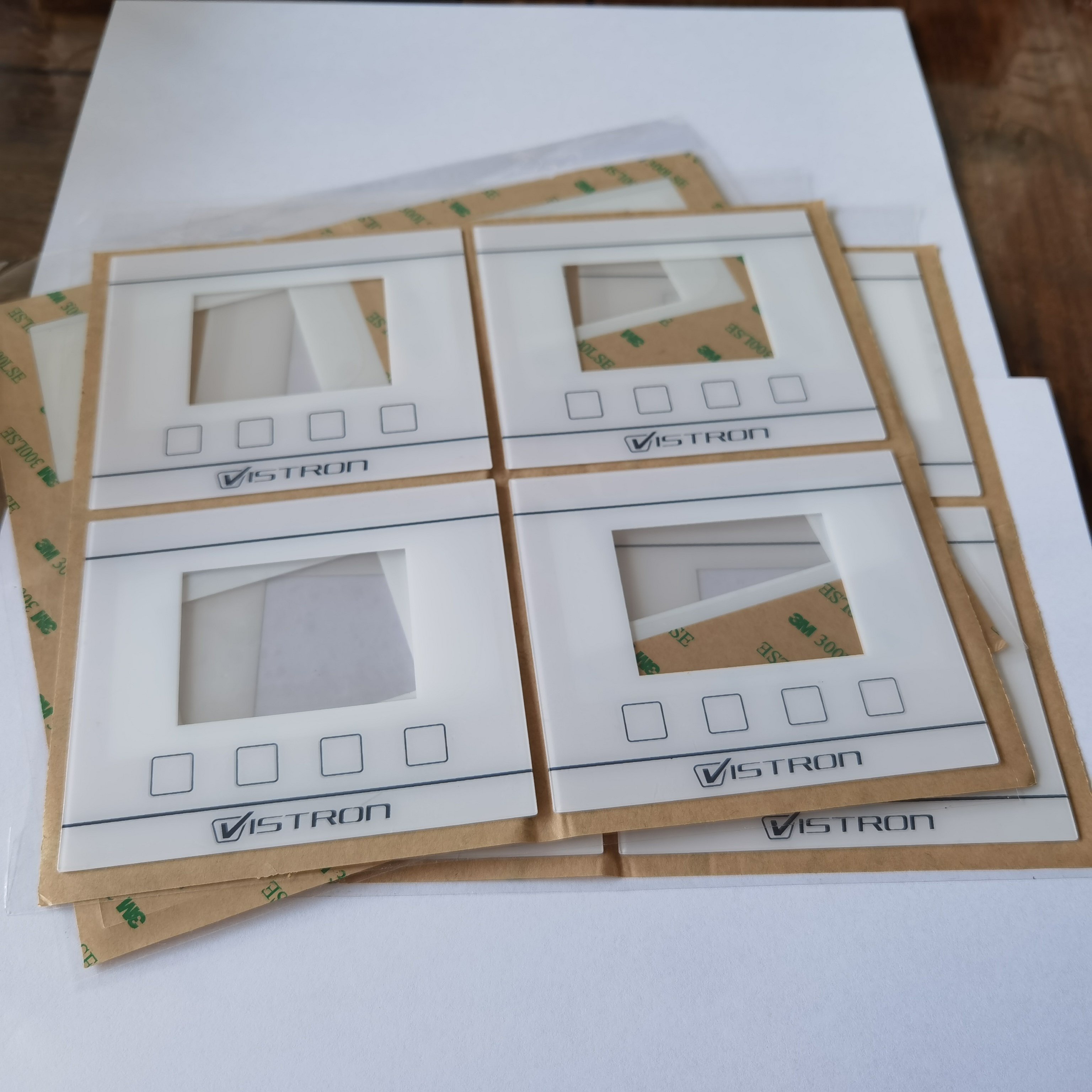 Custom Reverse Printing Display Screen Membrane Keyboard Panel and Pet Control Panel or PC Graphics Overlay