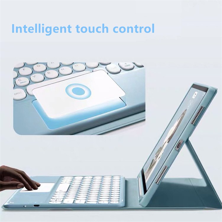 Factory Wholesale Wireless Tablet Keyboard Cover Case For Samsung Galaxy Tab S7 FE S8 Plus S9 FE S9 Ultra With Tochpad