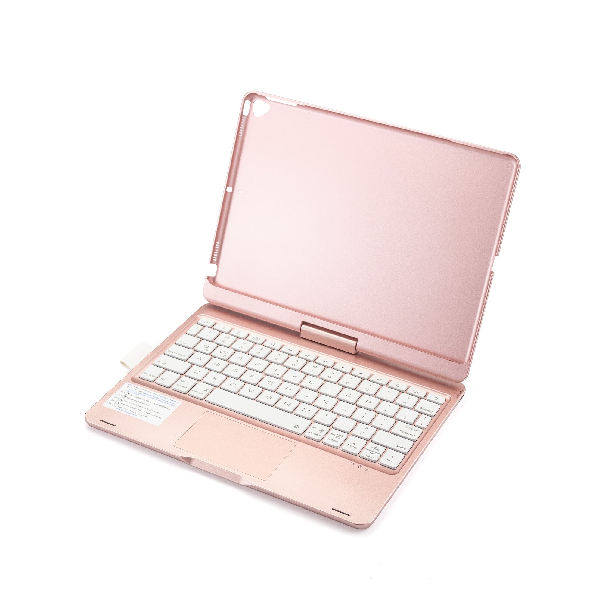 Smart Tablet Keyboard Case 100% Aluminum Magnetic Magic Keyboard Case for 2022/2021/2020/2018 iPadPro 12.9 ipad Case Keyboard