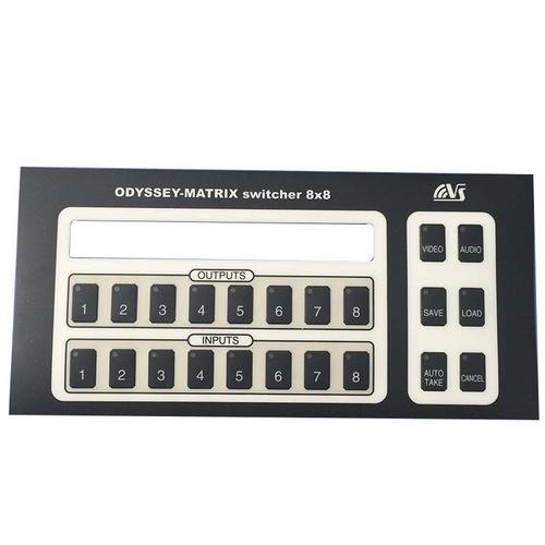 custom flexible silk screen printing PET PC membrane keypad adhesive switch panel sticker keyboard label