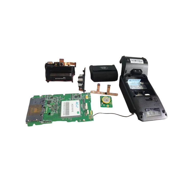 APOS A8 Smart POS machine Parts PCBA keyboard paper cover S Board Magnetic head screen thermal printer Charging base