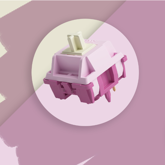 Akko V3 Creamy Purple Pro Switch 5-pin Fits Keycaps With Standard MX Structure Tactile Keyboard Switch