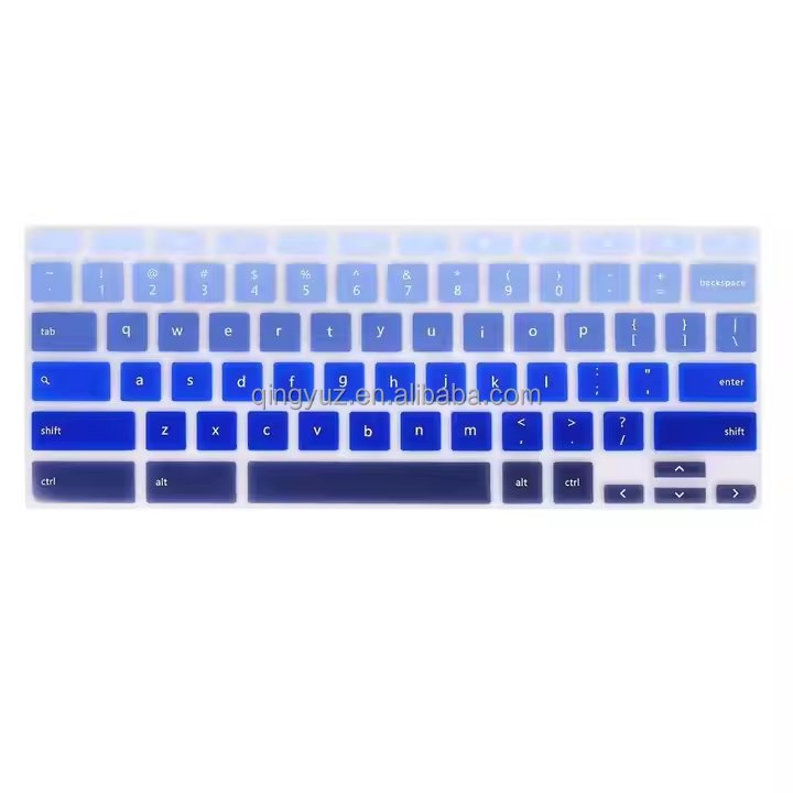 Silicone Spanish Keyboard Guard Skin Colorful Keyboard Cover Protector for macbook Air A2179 / A2337 laptop